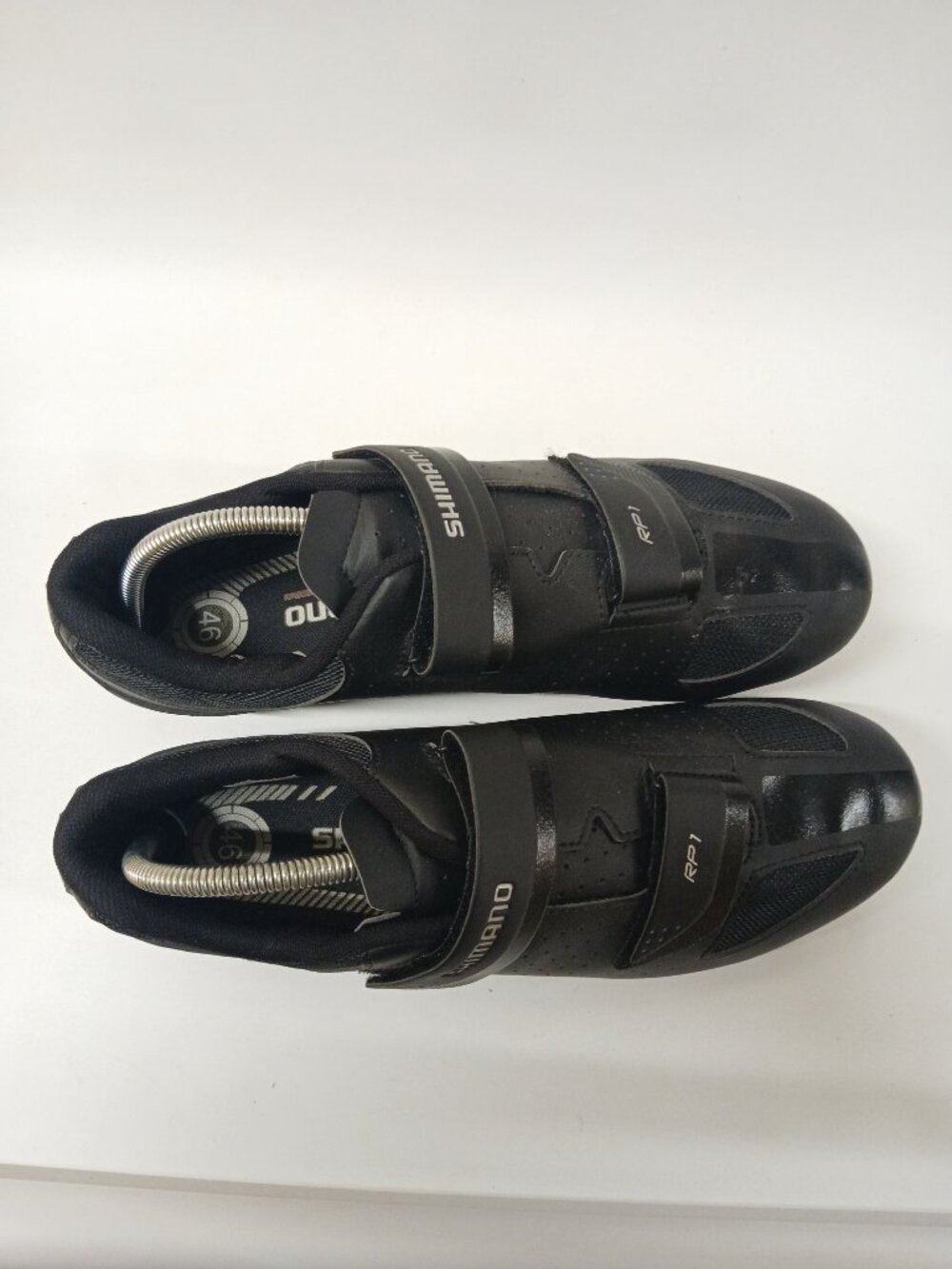 Shimano SH-RP1 Road Cycling Shoes Black EU 46 (US 11.2) SPD-SL Cleats - Picture 6 of 15